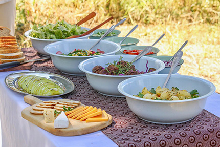 Meal - Okavango Delta Ride | Botswana Horse Riding Safaris