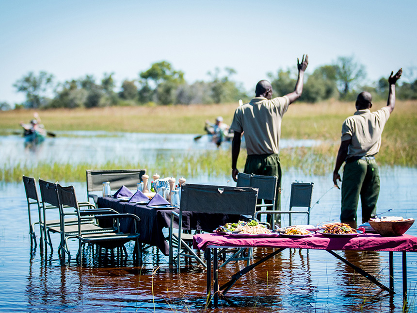 Canoeing - Selinda Adventure Trail