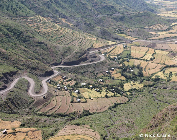 The rural landscape of Lalibela 