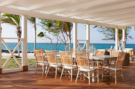 Outdoors dining area - Thanda Island - Tanzania