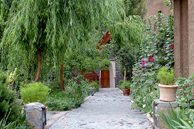 Path to our garden - Kasbah Du Toubkal in Toubkal National Park, Morocco