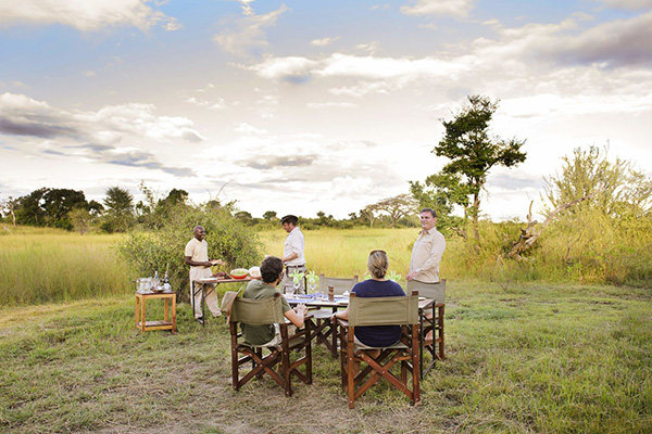 Safari lunch - Ila Safari Lodge, Kafue, Zambia