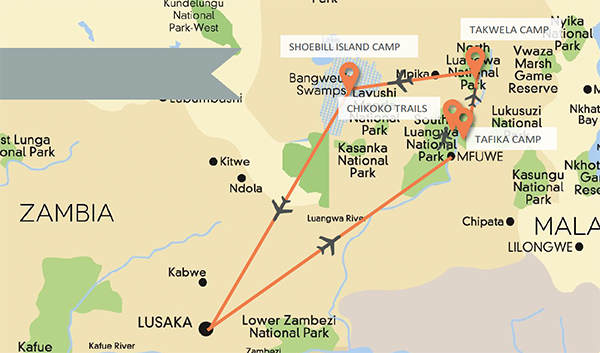 Remote Zambia - Map