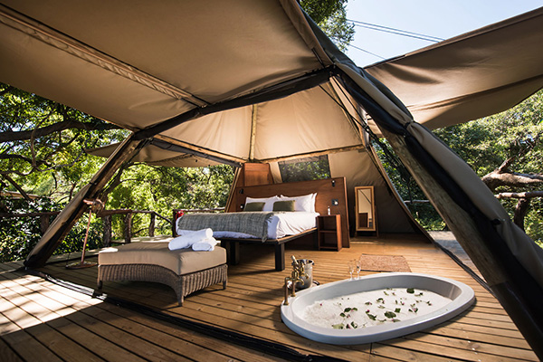 Tent interior - Shawa Luangwa Camp, South Luangwa, Zambia